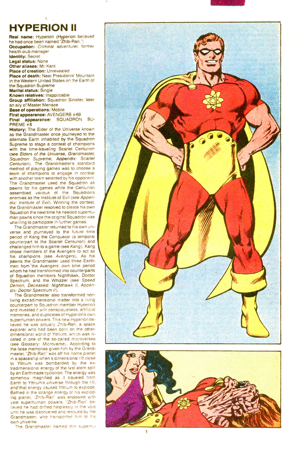 Read online The Official Handbook of the Marvel Universe Deluxe Edition comic -  Issue #18 - 3