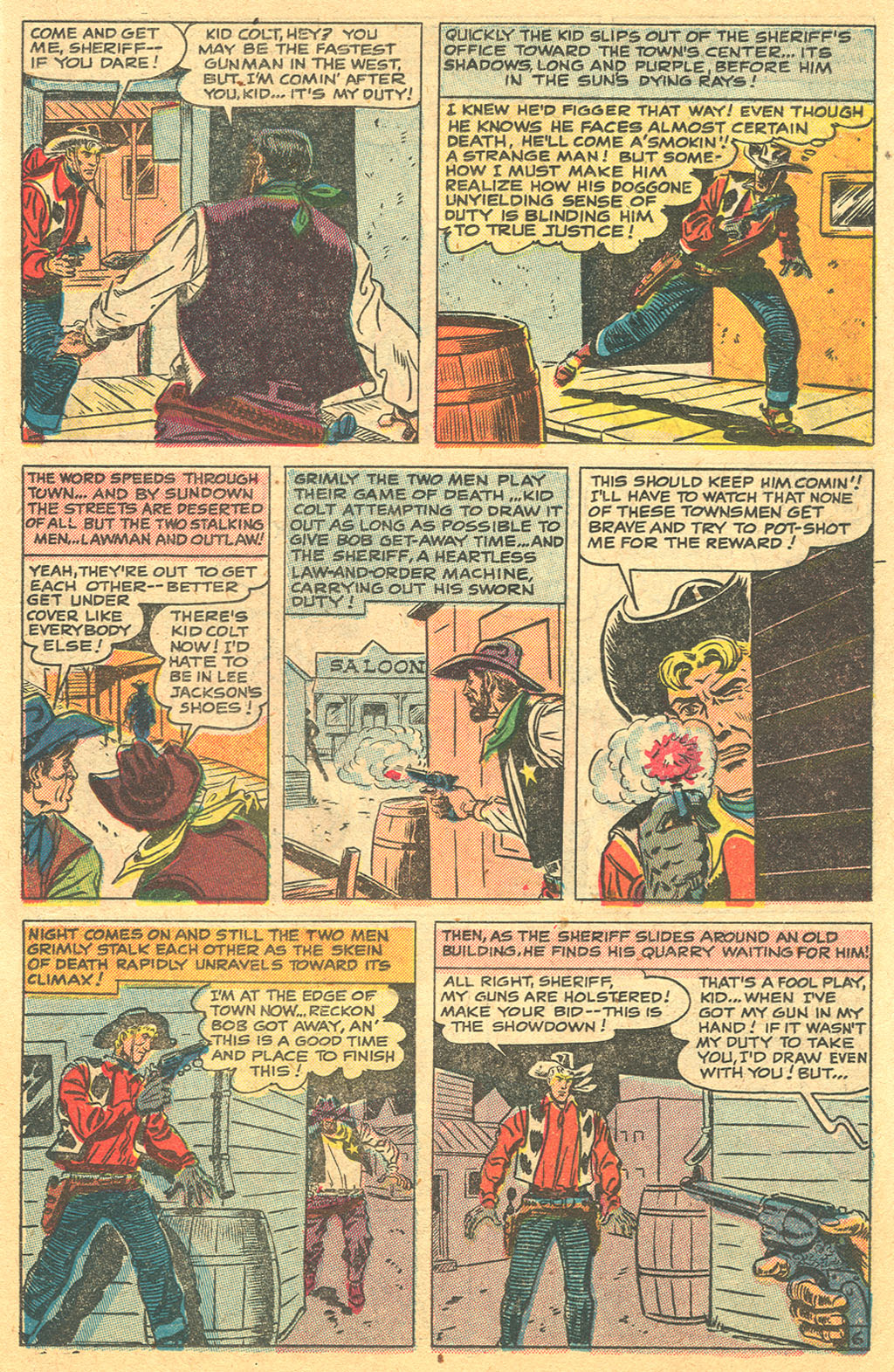 Read online Kid Colt Outlaw comic -  Issue #9 - 17