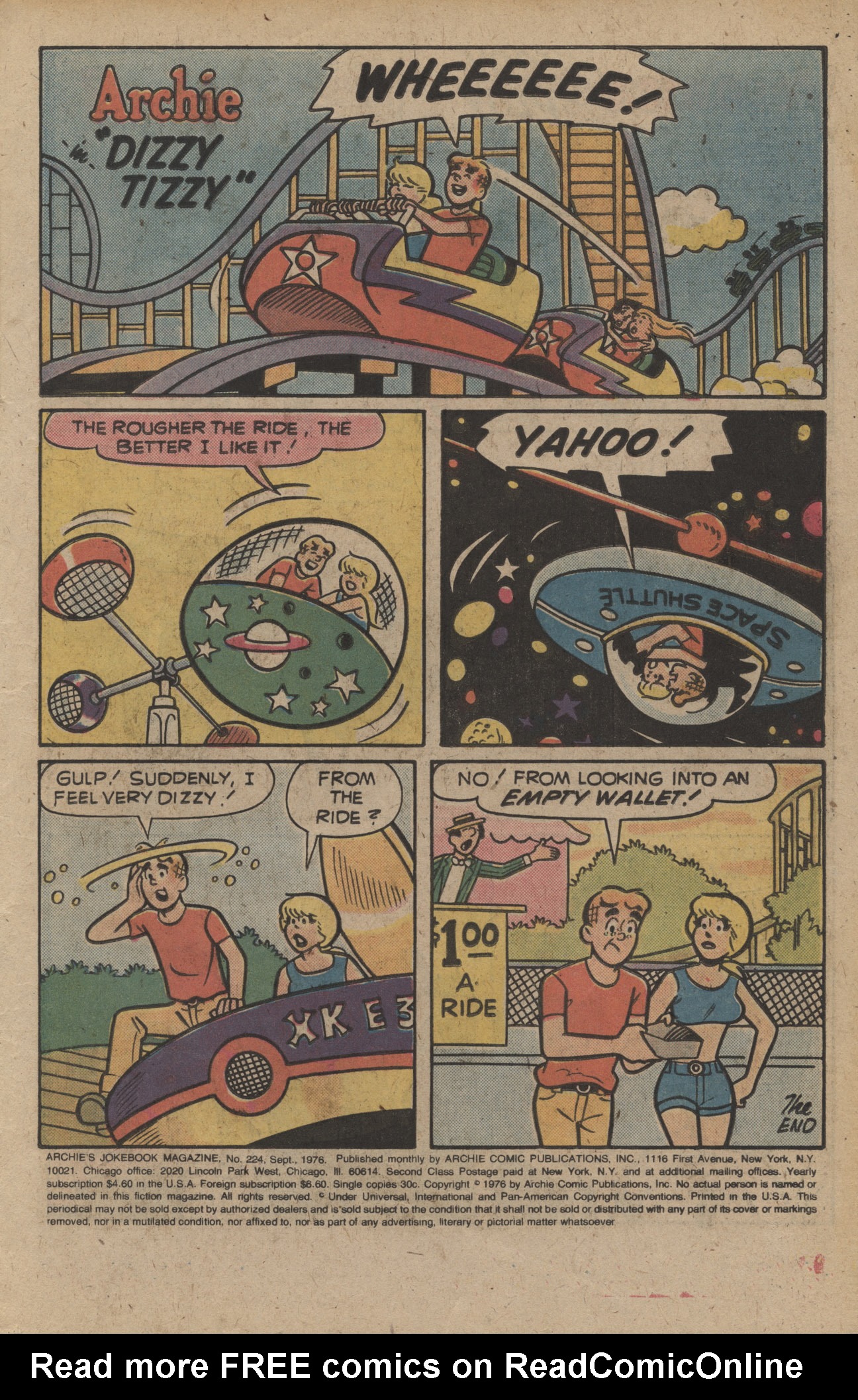 Read online Archie's Joke Book Magazine comic -  Issue #224 - 3
