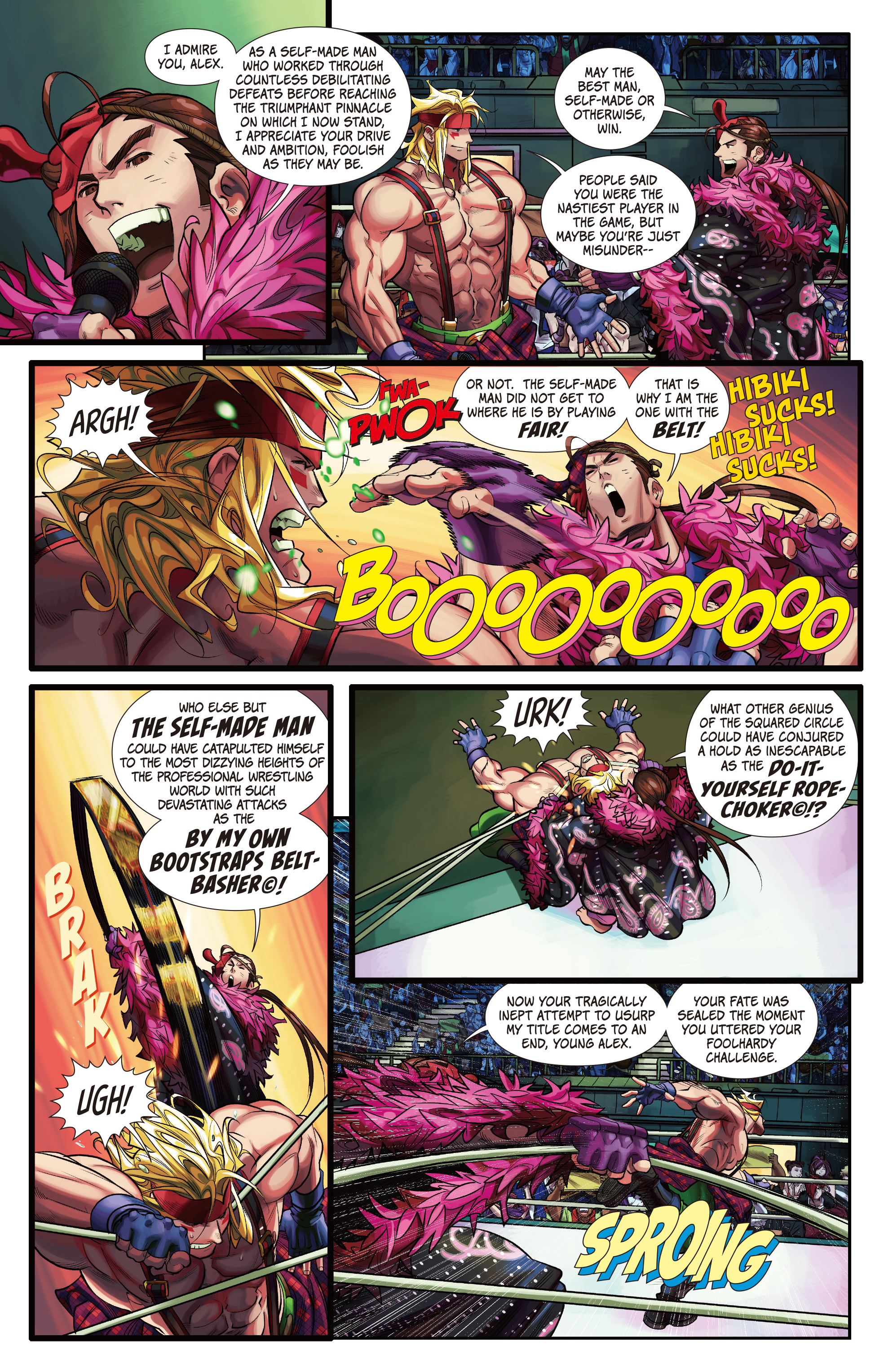 Read online Street Fighter One-shots comic -  Issue # Wrestlepalooza - 5