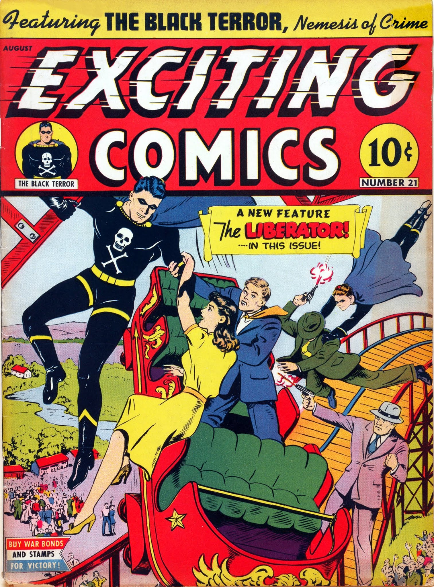 Read online Exciting Comics comic -  Issue #21 - 1