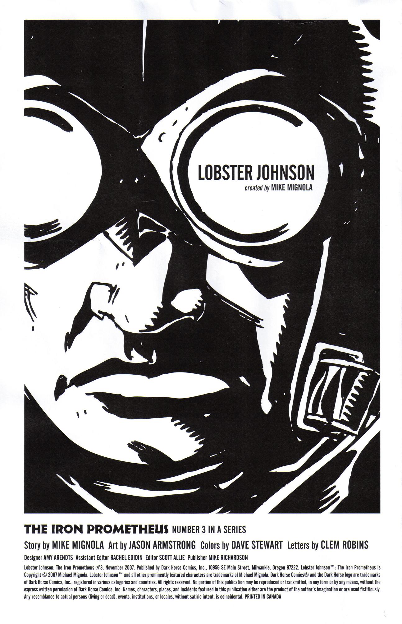 Read online Lobster Johnson: The Iron Prometheus comic -  Issue #3 - 2