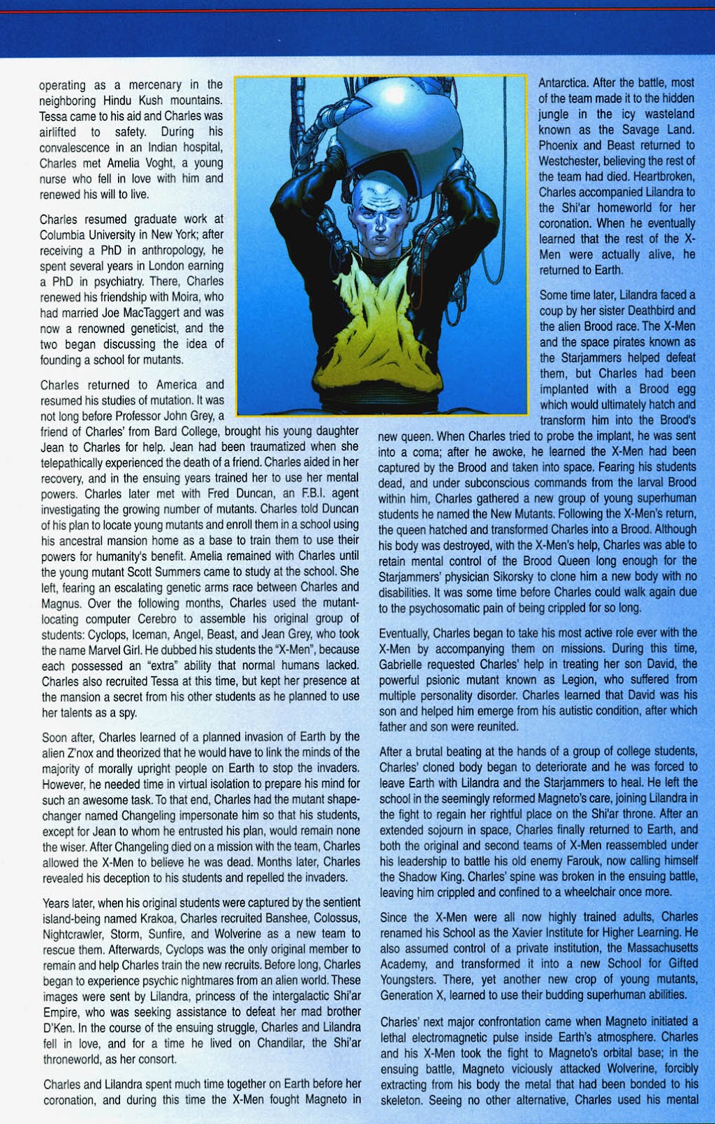 Official Handbook of the Marvel Universe: X-Men 2004 issue Full - Page 26