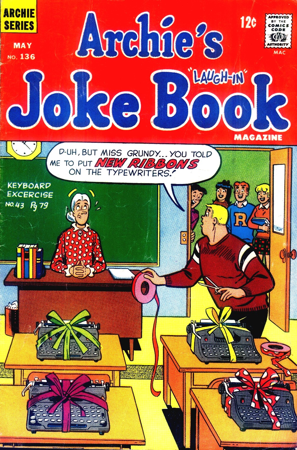 Read online Archie's Joke Book Magazine comic -  Issue #136 - 1