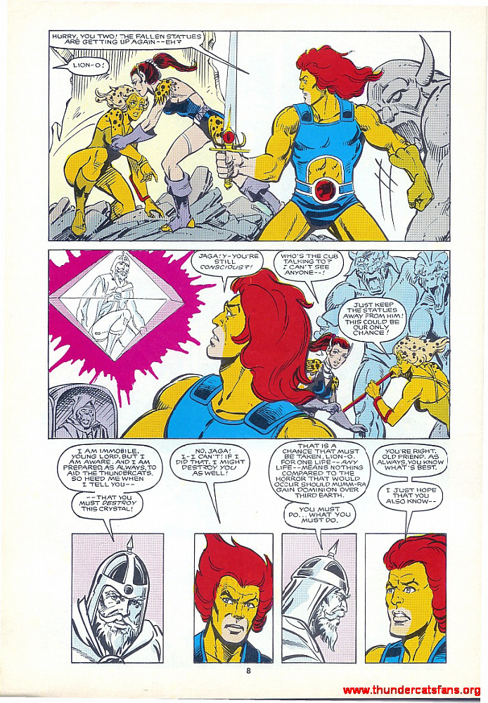 Read online ThunderCats (1987) comic -  Issue #8 - 8