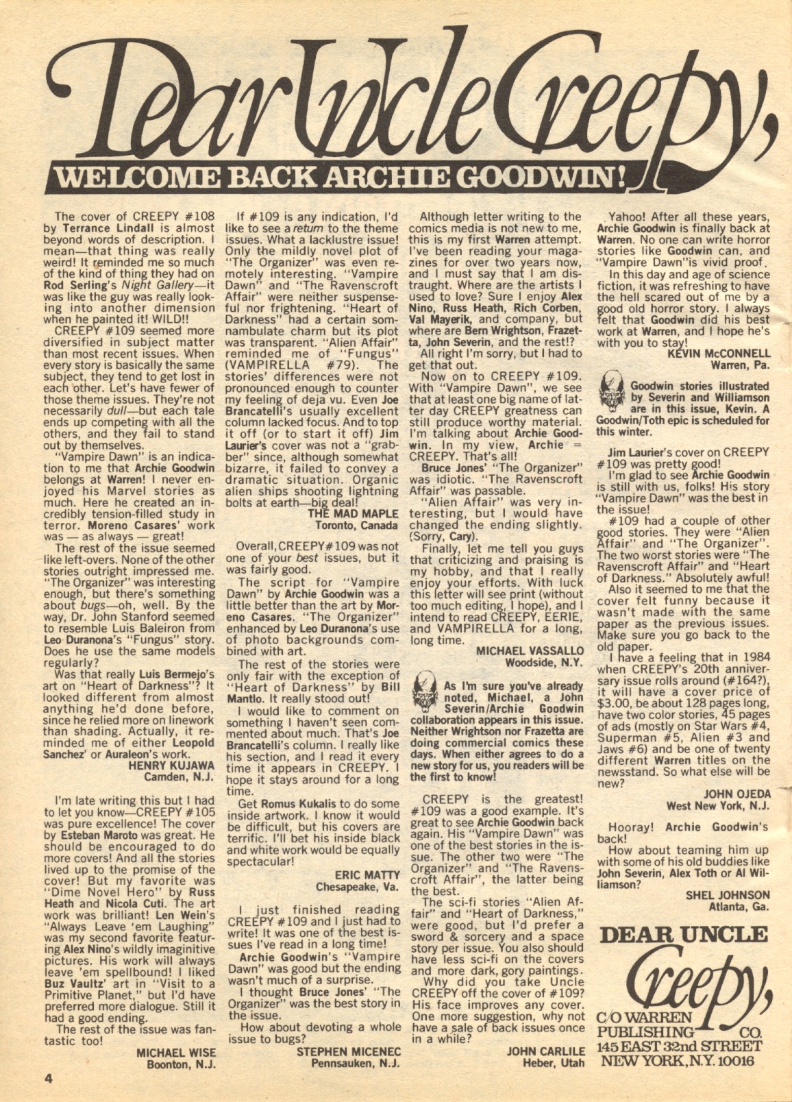 Read online Creepy (1964) comic -  Issue #112 - 4