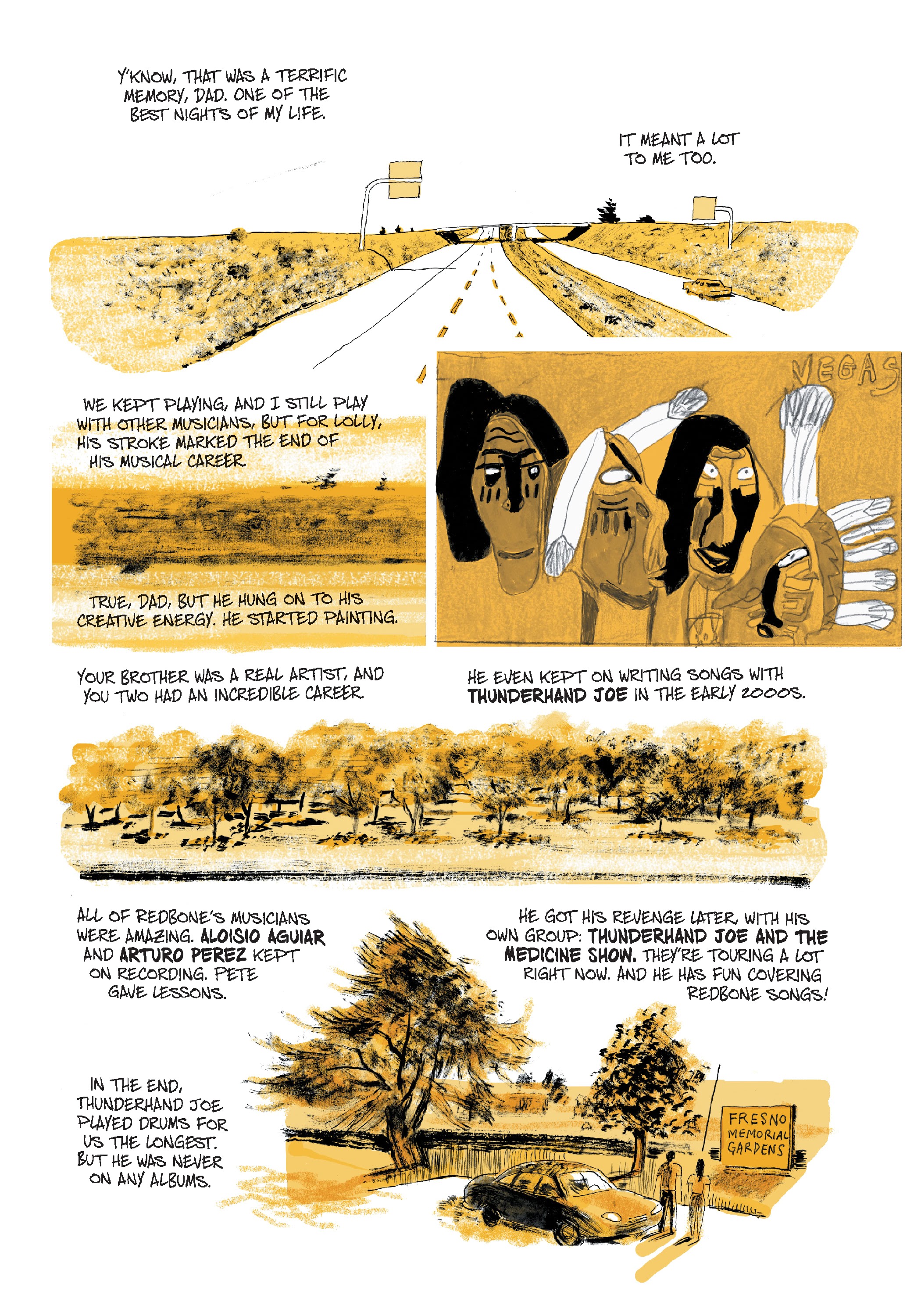 Read online Redbone: The True Story of A Native American Rock Band comic -  Issue # TPB - 105