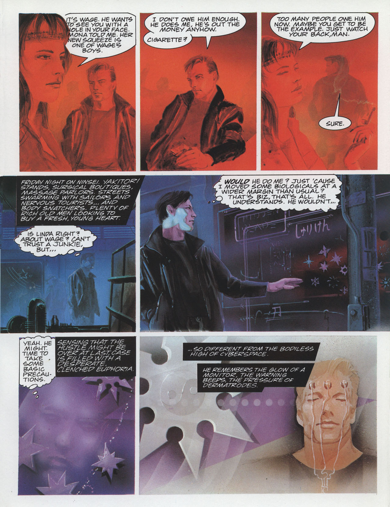 Read online Marvel Graphic Novel comic -  Issue #52 - Neuromancer - 9
