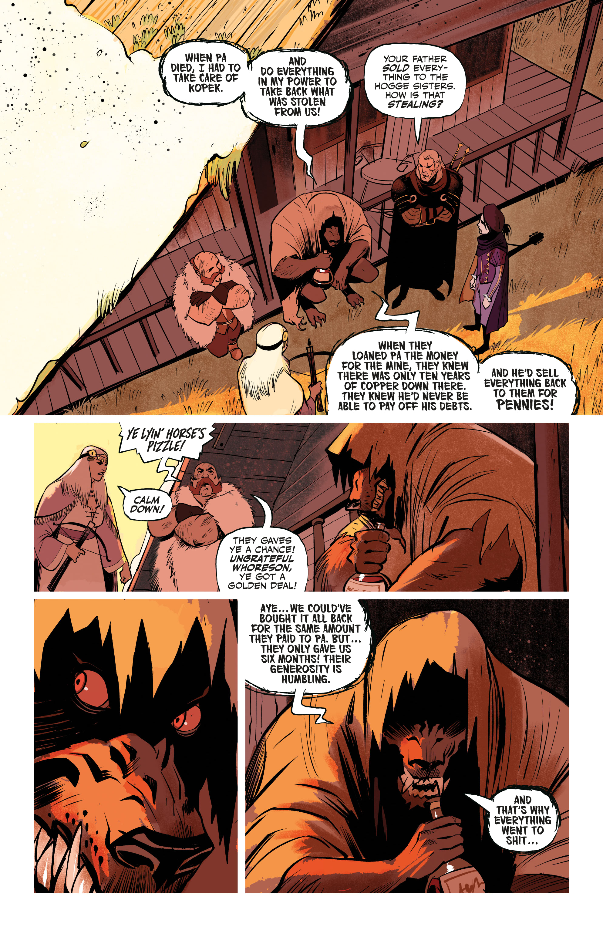 Read online The Witcher: The Ballad of Two Wolves comic -  Issue #4 - 3