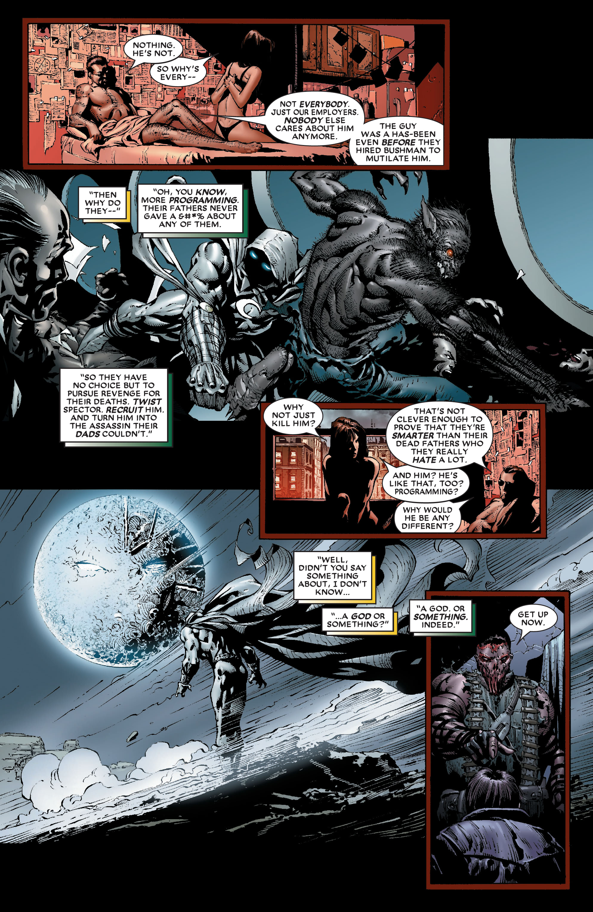 Read online Moon Knight by Huston, Benson & Hurwitz Omnibus comic -  Issue # TPB (Part 1) - 82