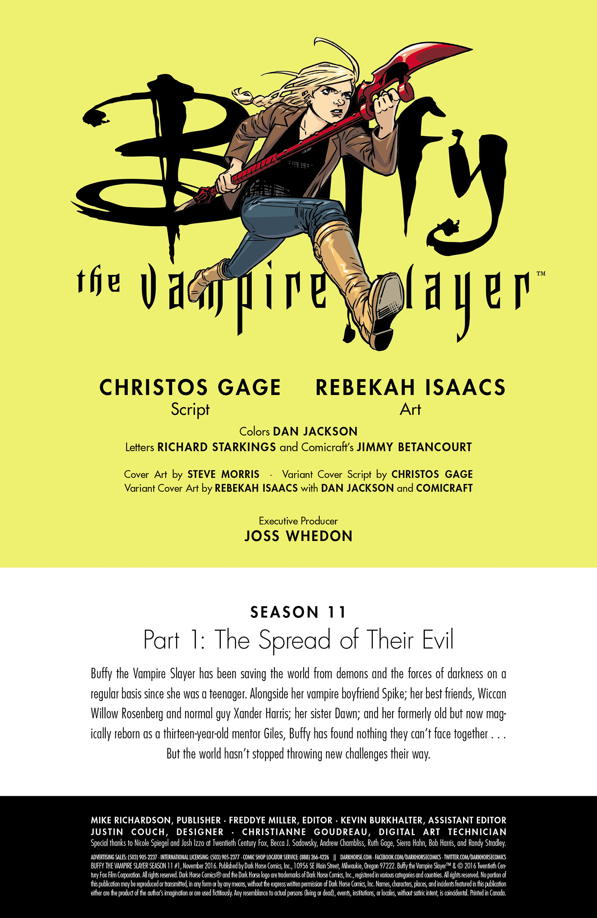 Read online Buffy the Vampire Slayer Season 11 comic -  Issue #1 - 2