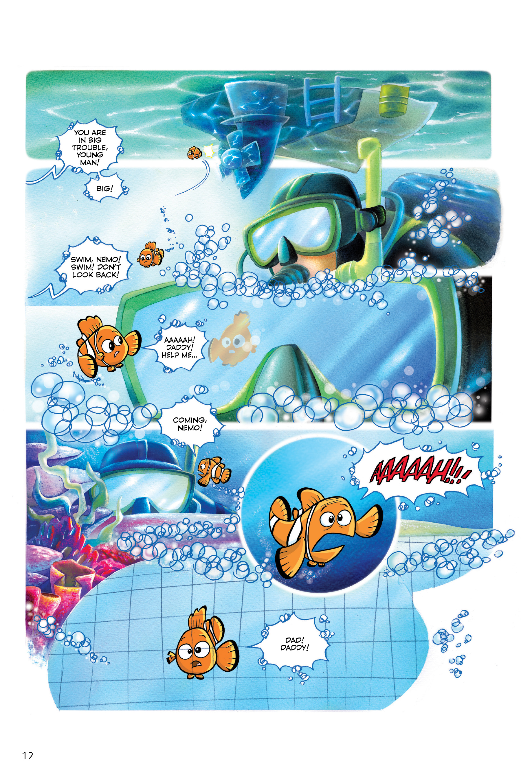 Read online Disney/PIXAR Finding Nemo and Finding Dory: The Story of the Movies in Comics comic -  Issue # TPB - 12