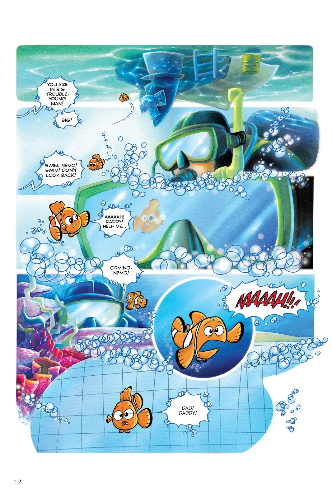 Disney/PIXAR Finding Nemo and Finding Dory: The Story of the Movies in Comics issue TPB - Page 12