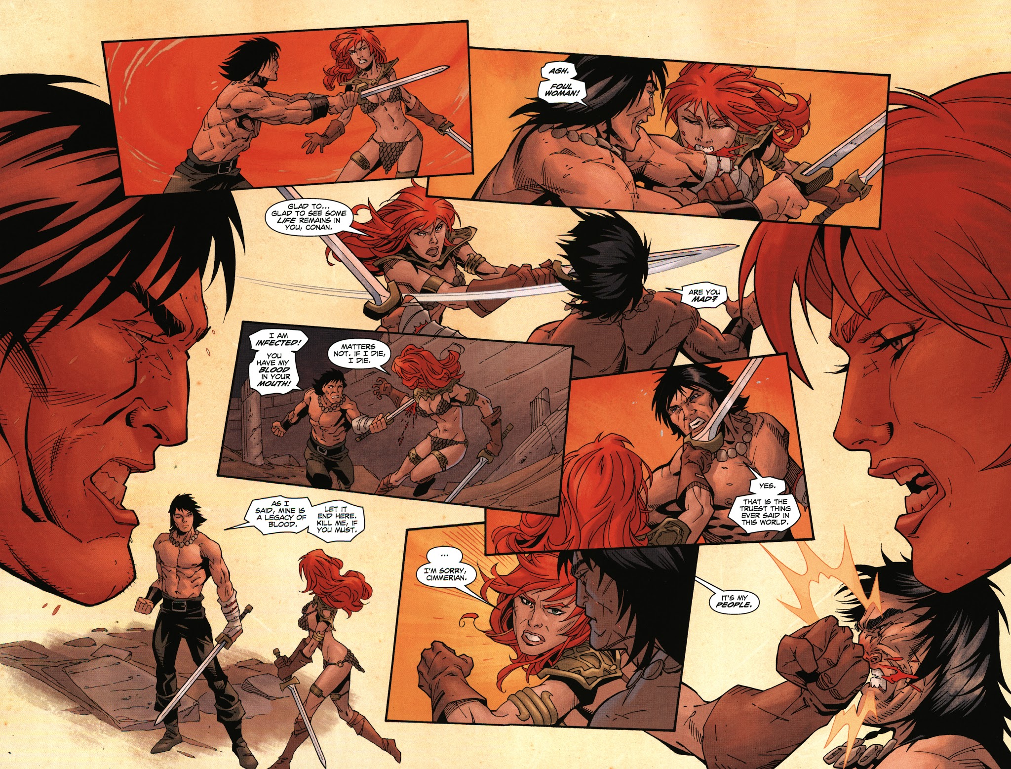Read online Conan Red Sonja comic -  Issue #3 - 25