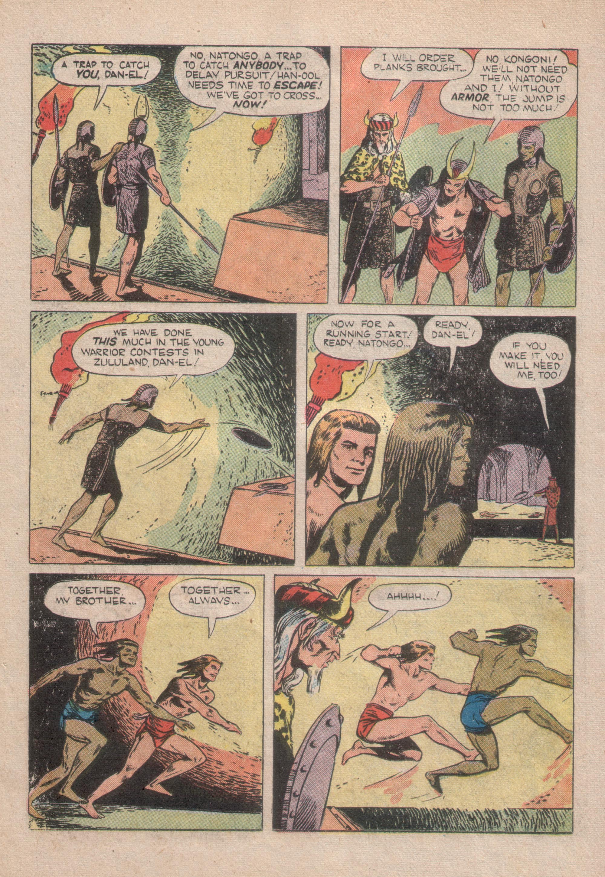 Read online Tarzan (1948) comic -  Issue #42 - 46