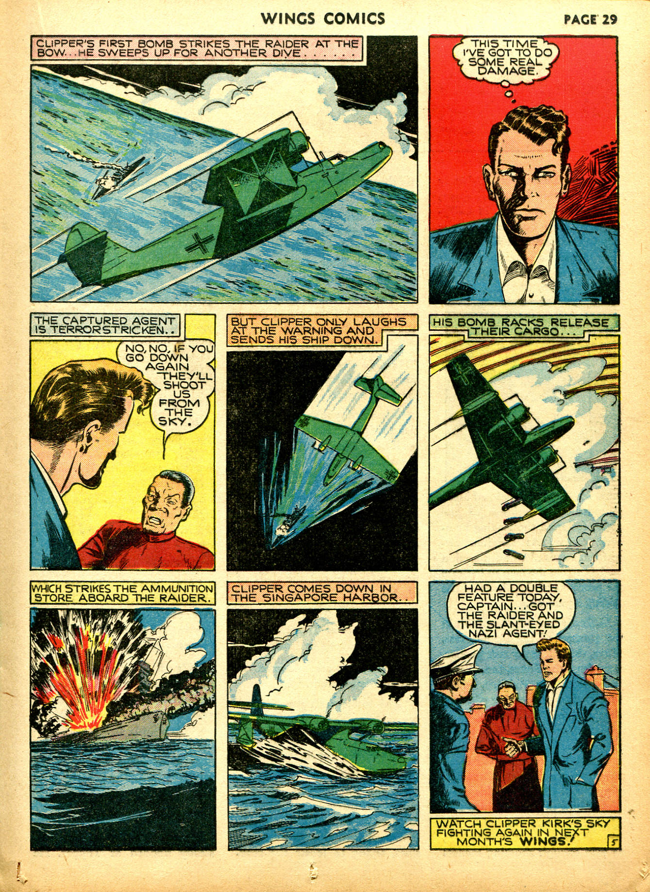 Read online Wings Comics comic -  Issue #6 - 31