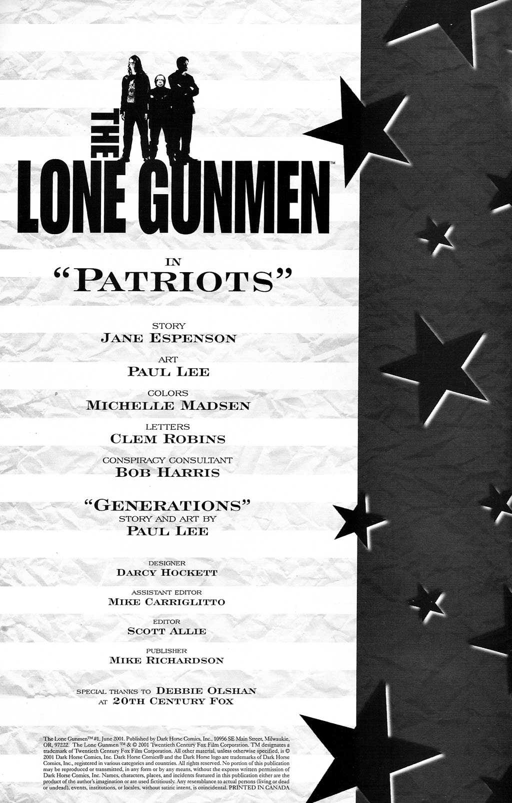 Read online Lone Gunmen comic -  Issue # Full - 2