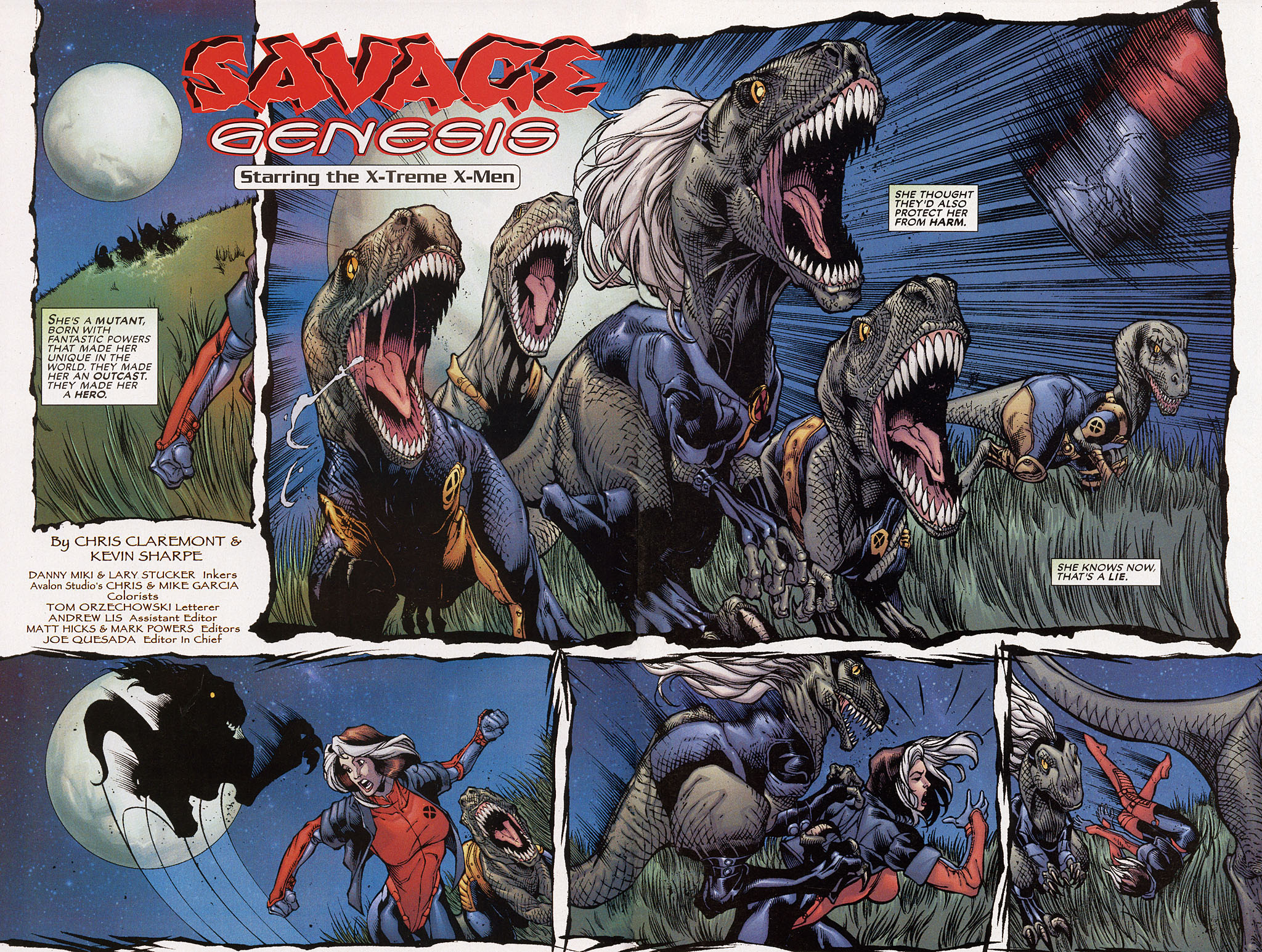 Read online X-Treme X-Men: Savage Land comic -  Issue #1 - 3