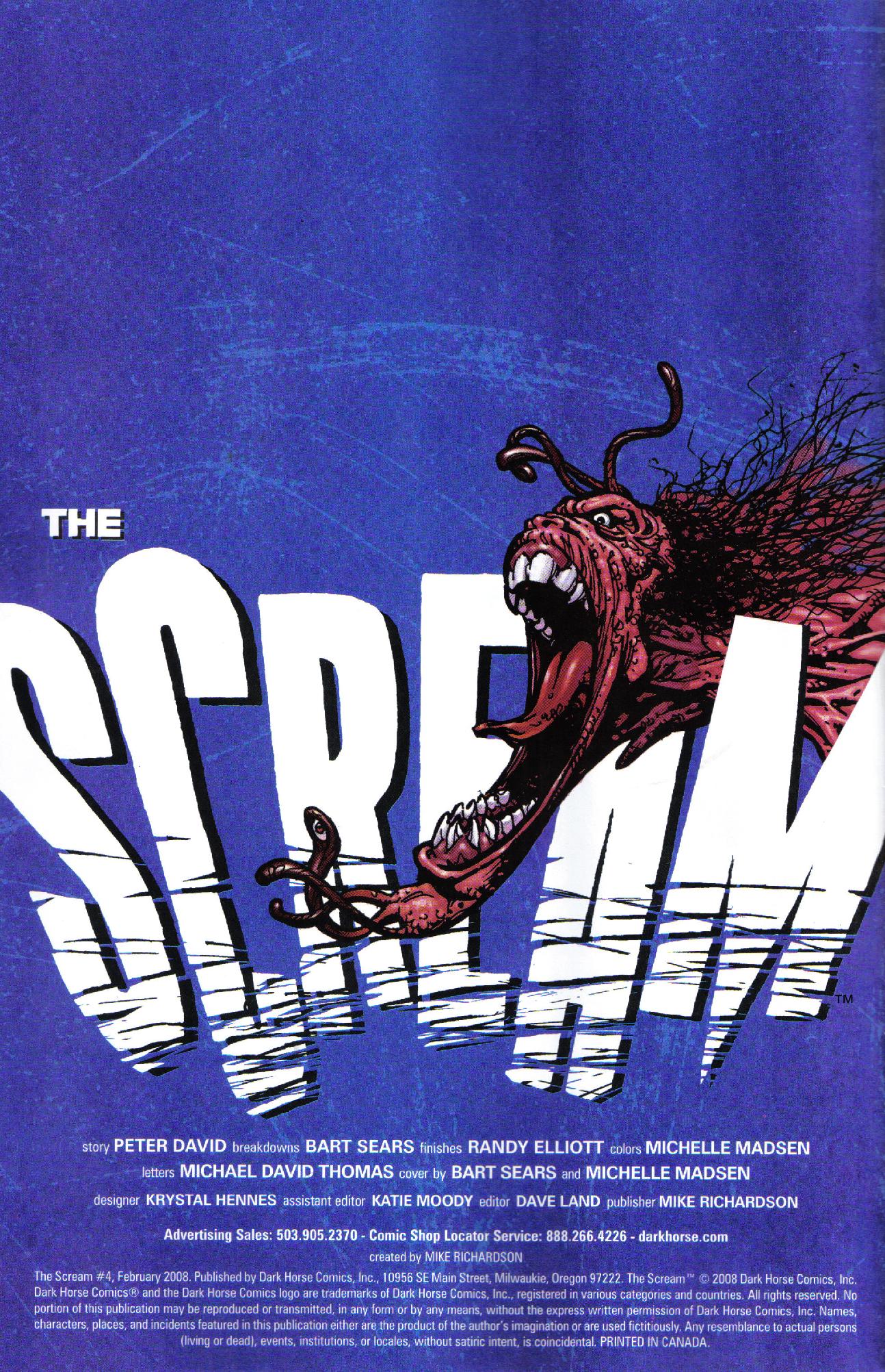 Read online The Scream comic -  Issue #4 - 2