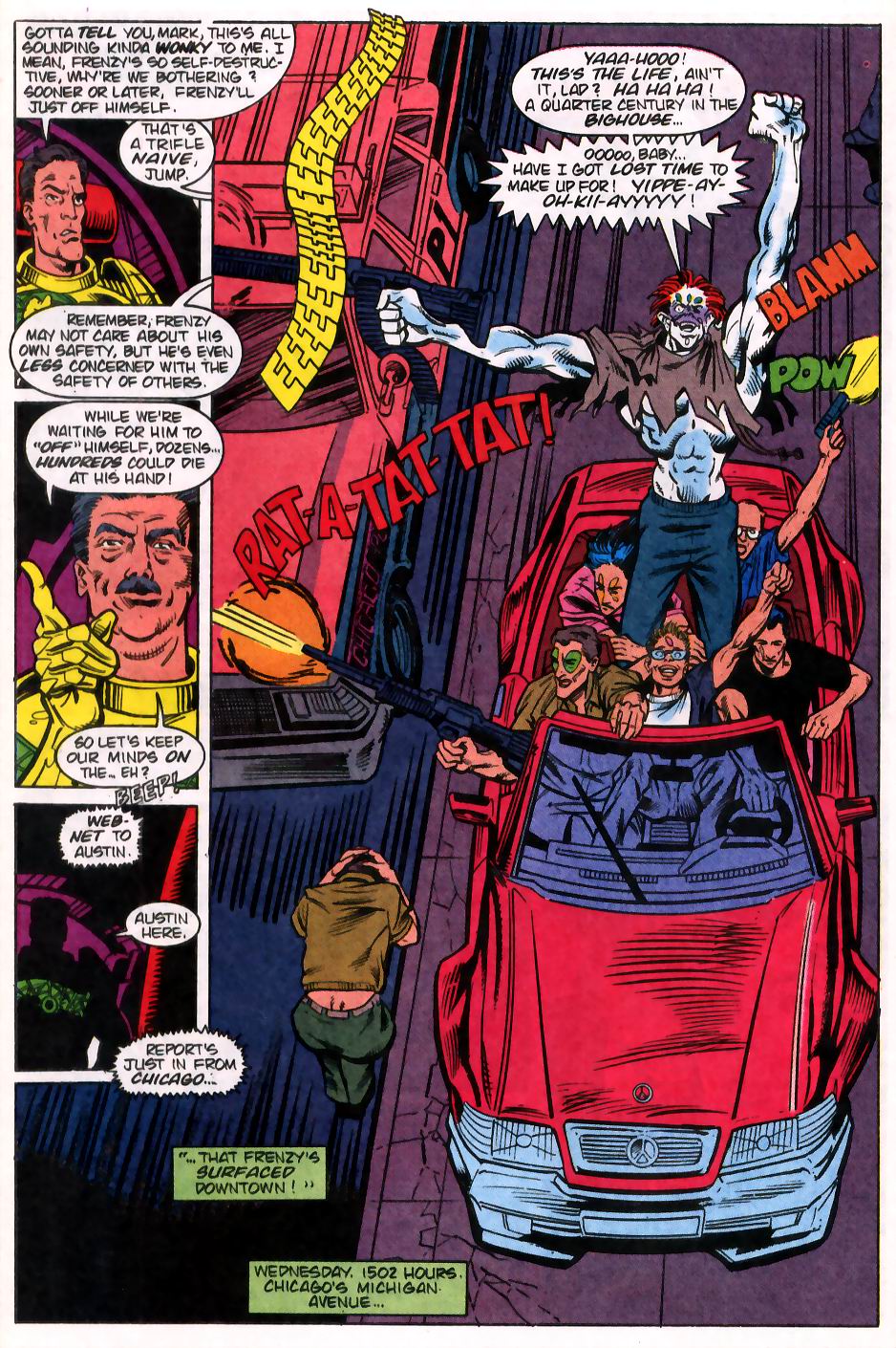 Read online The Web (1991) comic -  Issue #13 - 21