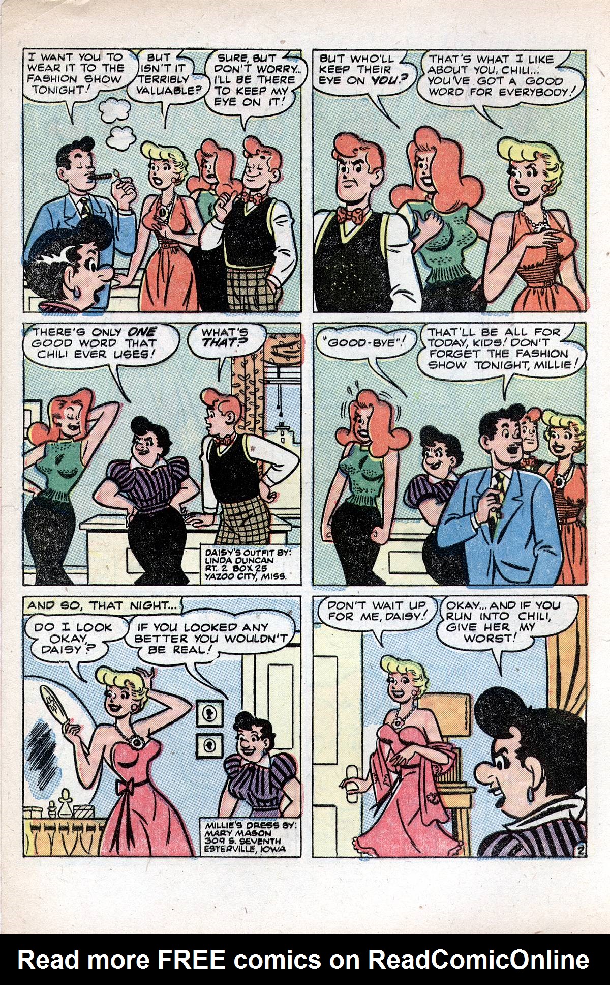 Read online Millie the Model comic -  Issue #41 - 4