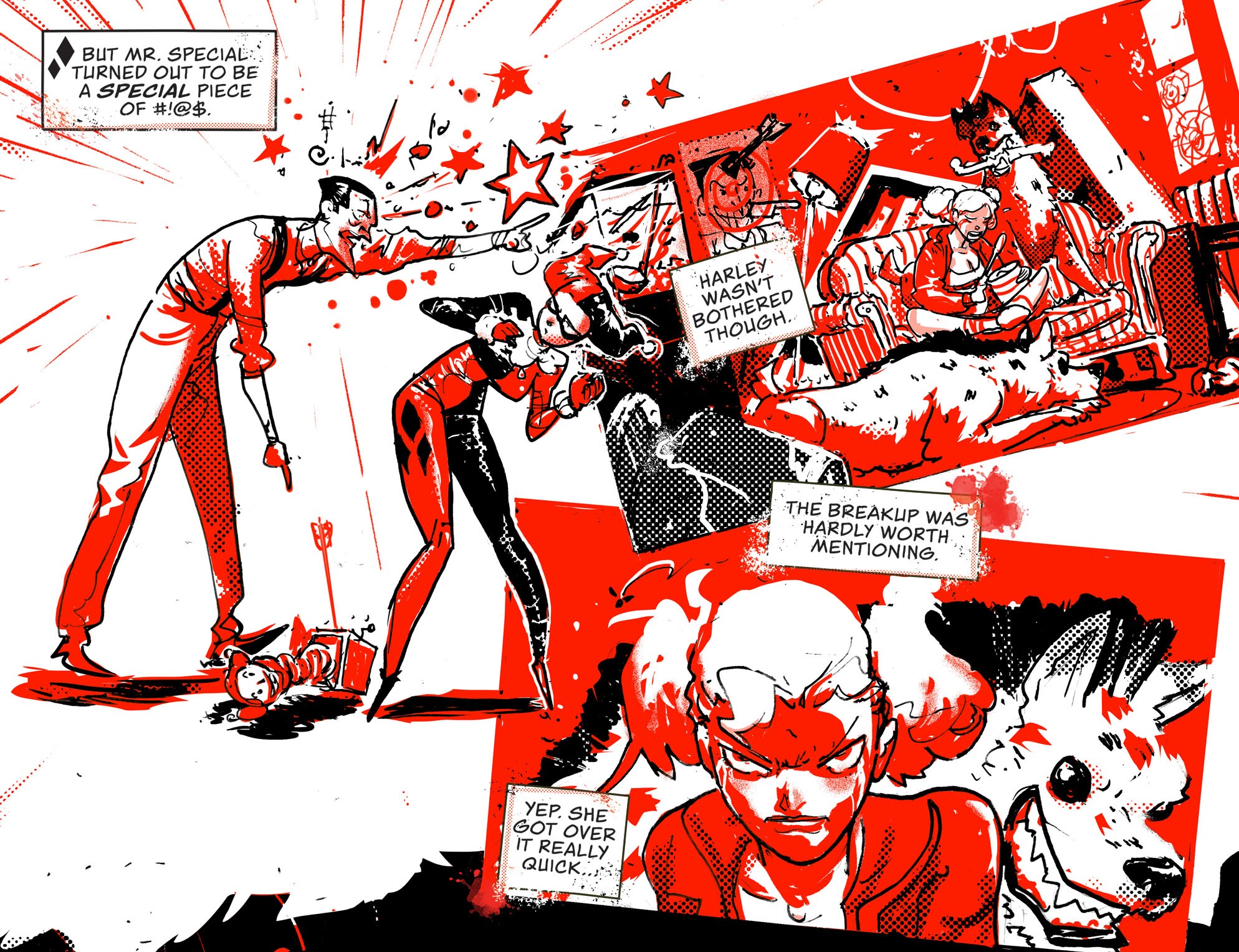 Read online Harley Quinn Black   White   Red comic -  Issue #5 - 10