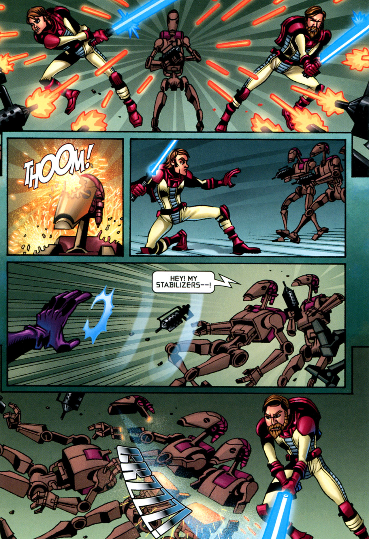 Read online Star Wars: The Clone Wars - The Starcrusher Trap comic -  Issue # Full - 9