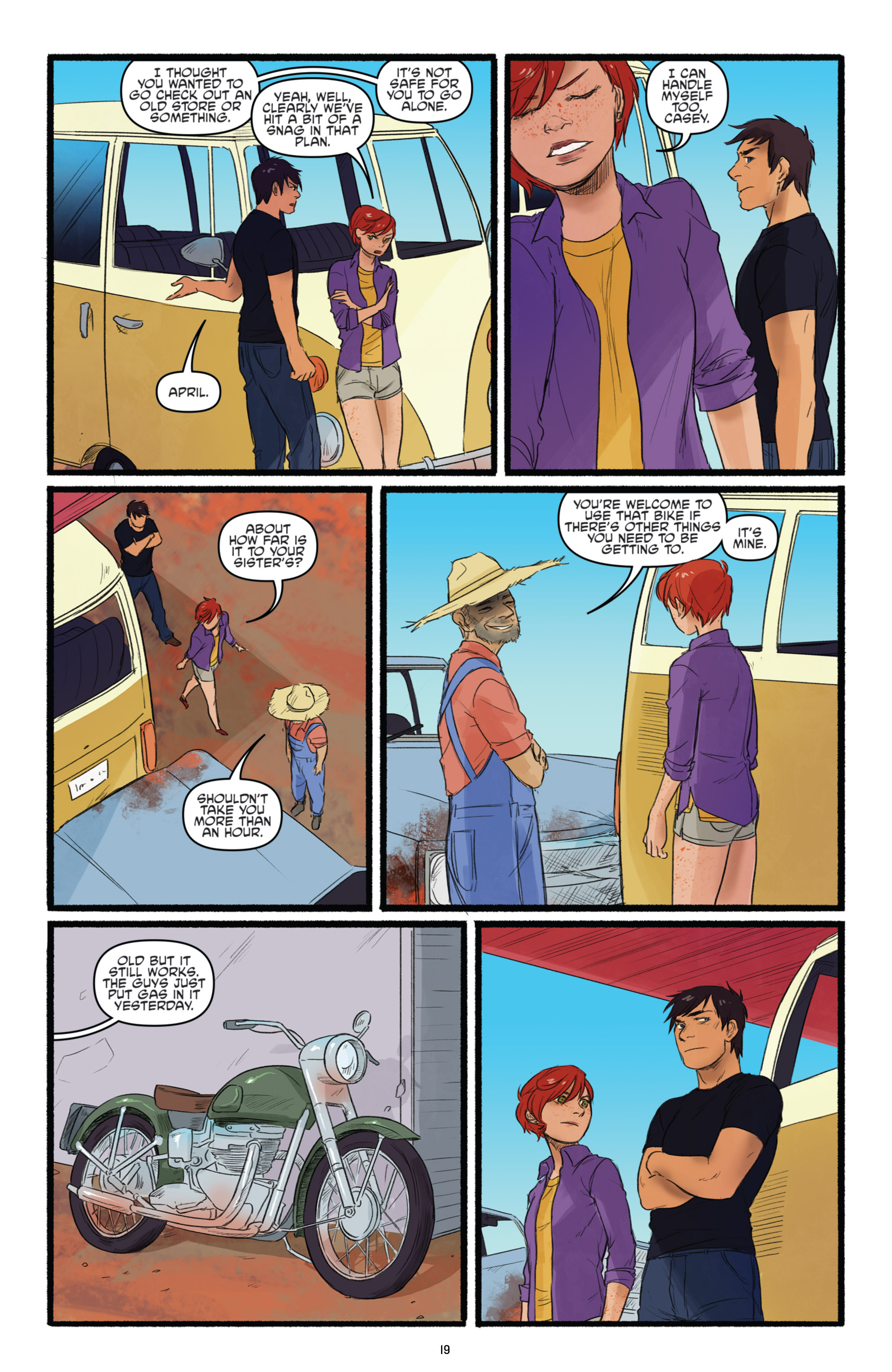 Read online Teenage Mutant Ninja Turtles: Casey and April comic -  Issue # Full - 19