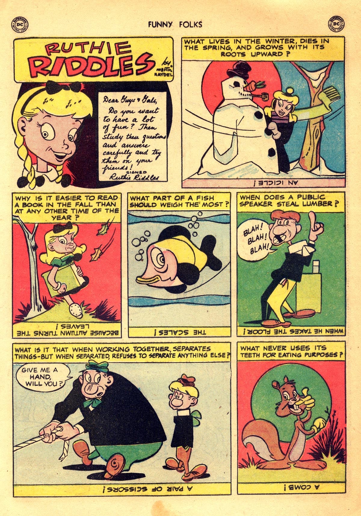 Read online Funny Folks comic -  Issue #25 - 25