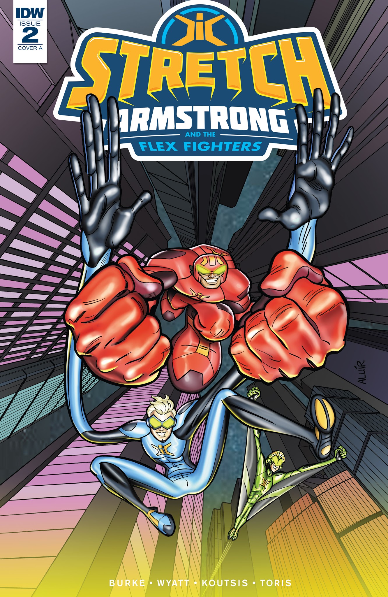 Read online Stretch Armstrong and the Flex Fighters comic -  Issue #2 - 1