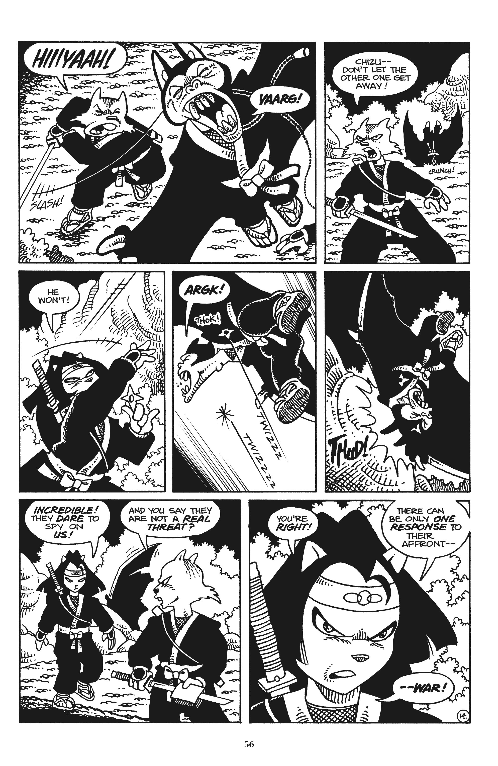Read online Usagi Yojimbo/Teenage Mutant Ninja Turtles: The Complete Collection comic -  Issue # TPB (Part 1) - 52