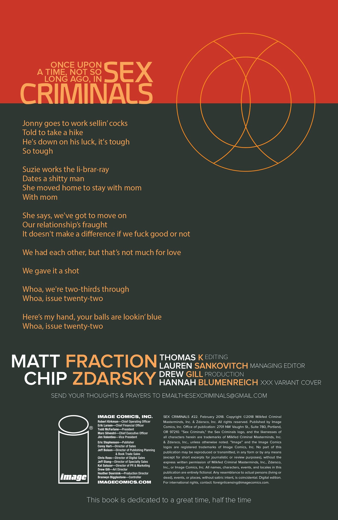 Read online Sex Criminals comic -  Issue #22 - 2