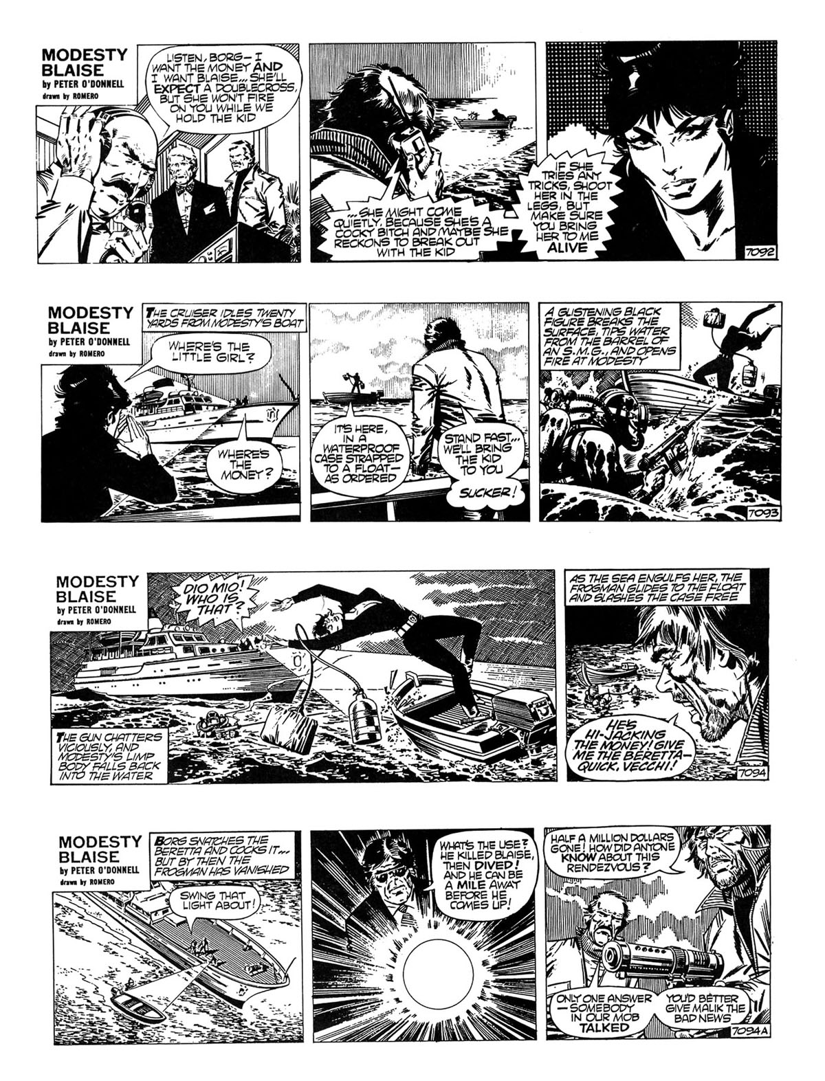 Read online Modesty Blaise Live bait comic -  Issue # TPB - 19