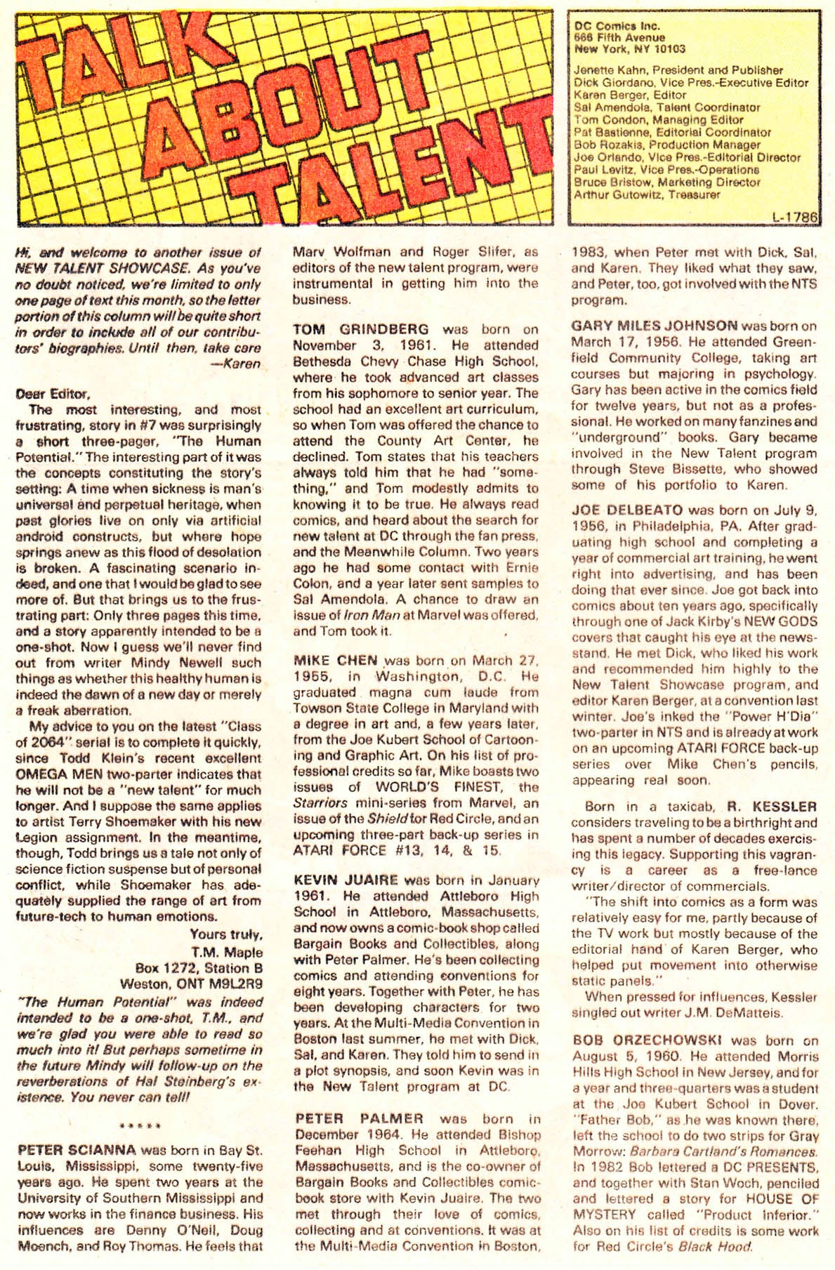 Read online The New Talent Showcase comic -  Issue #12 - 27