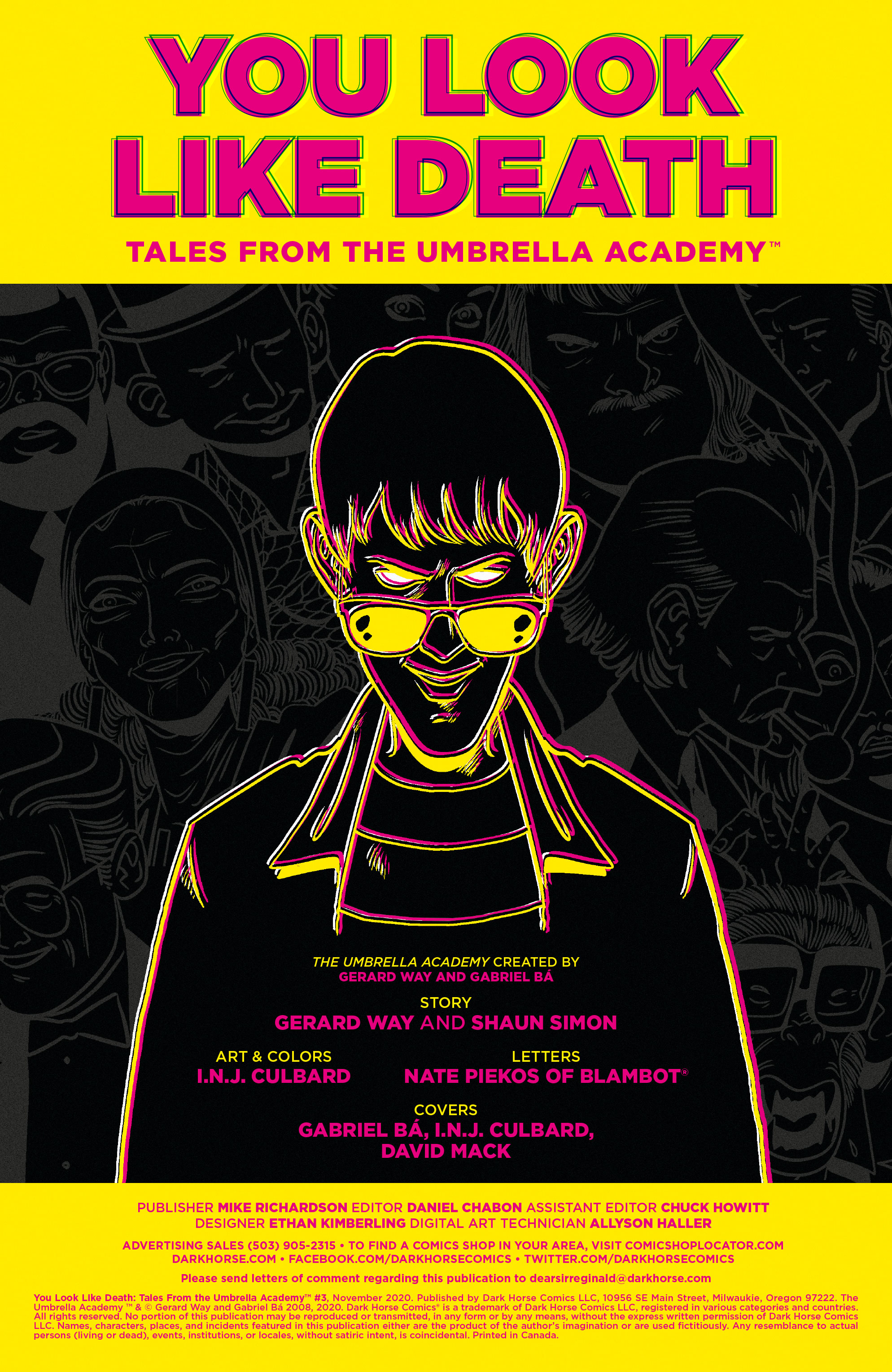Read online Tales from the Umbrella Academy: You Look Like Death comic -  Issue #3 - 2