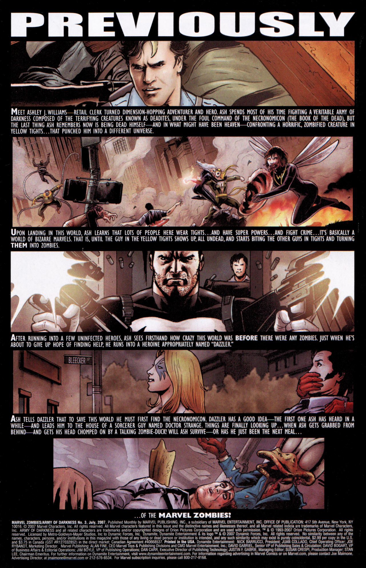 Read online Marvel Zombies/Army of Darkness comic -  Issue #3 - 2