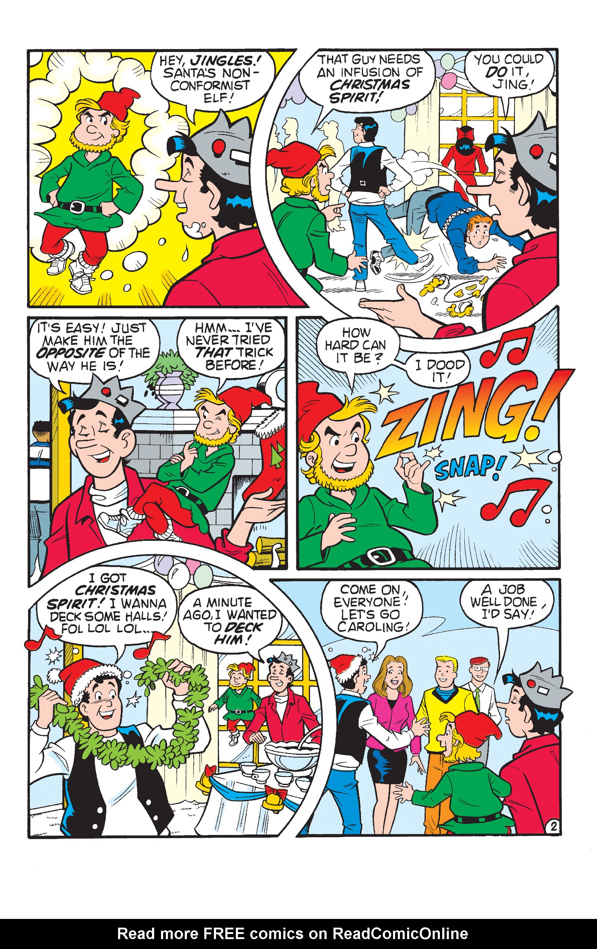 Read online Archie's Christmas Spirit comic -  Issue # TPB - 64