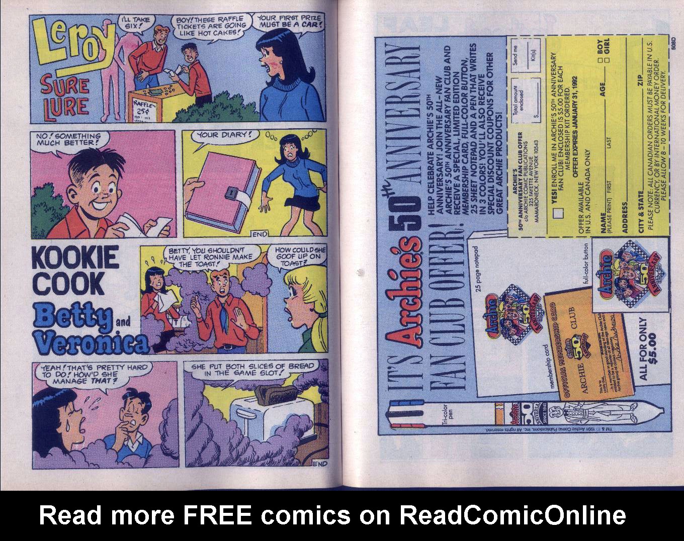Read online Archie...Archie Andrews, Where Are You? Digest Magazine comic -  Issue #77 - 50