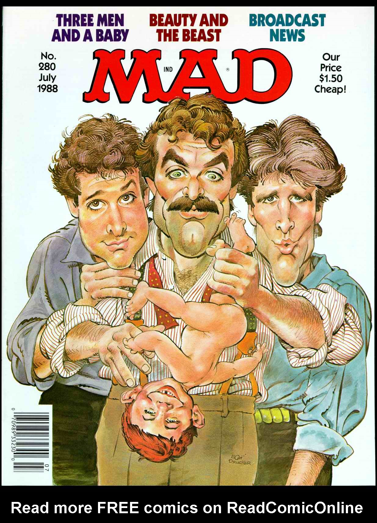 Read online MAD comic -  Issue #280 - 1