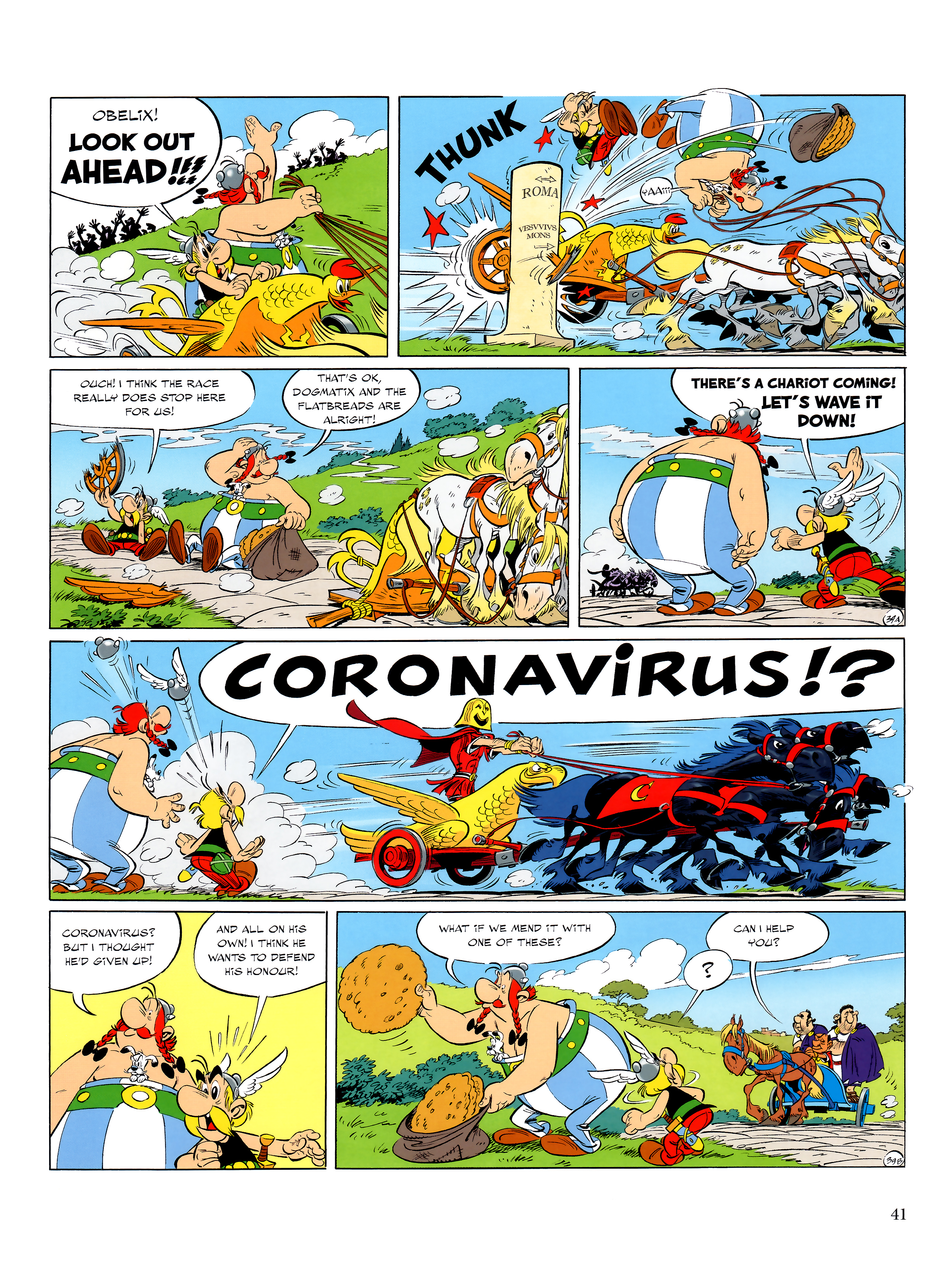 Read online Asterix comic -  Issue #37 - 42