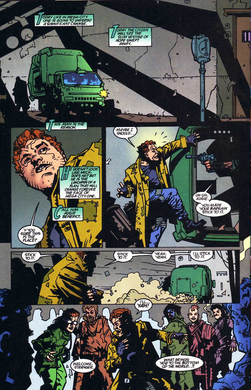Read online Judge Dredd: Legends of the Law comic -  Issue #8 - 3