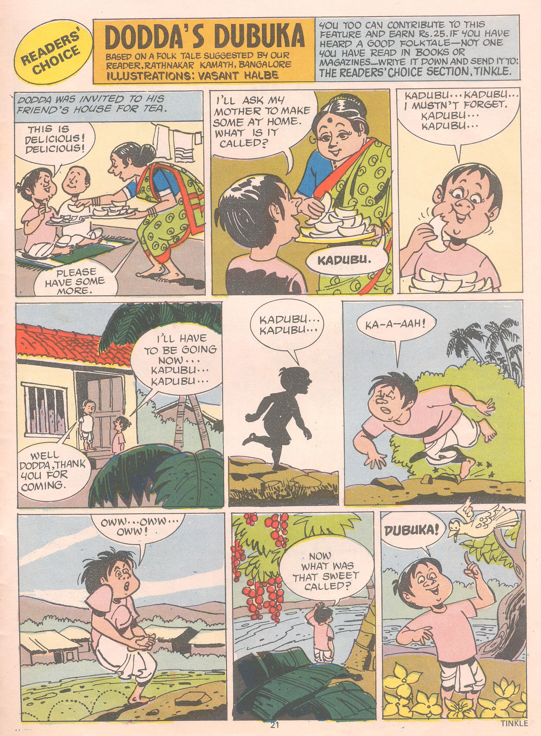 Read online Tinkle comic -  Issue #14 - 23