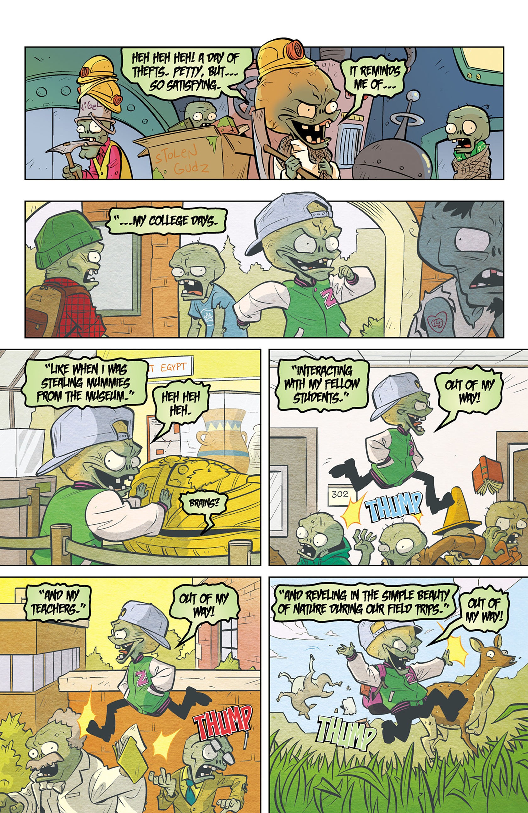 Read online Plants vs. Zombies: Bully For You comic -  Issue #1 - 16