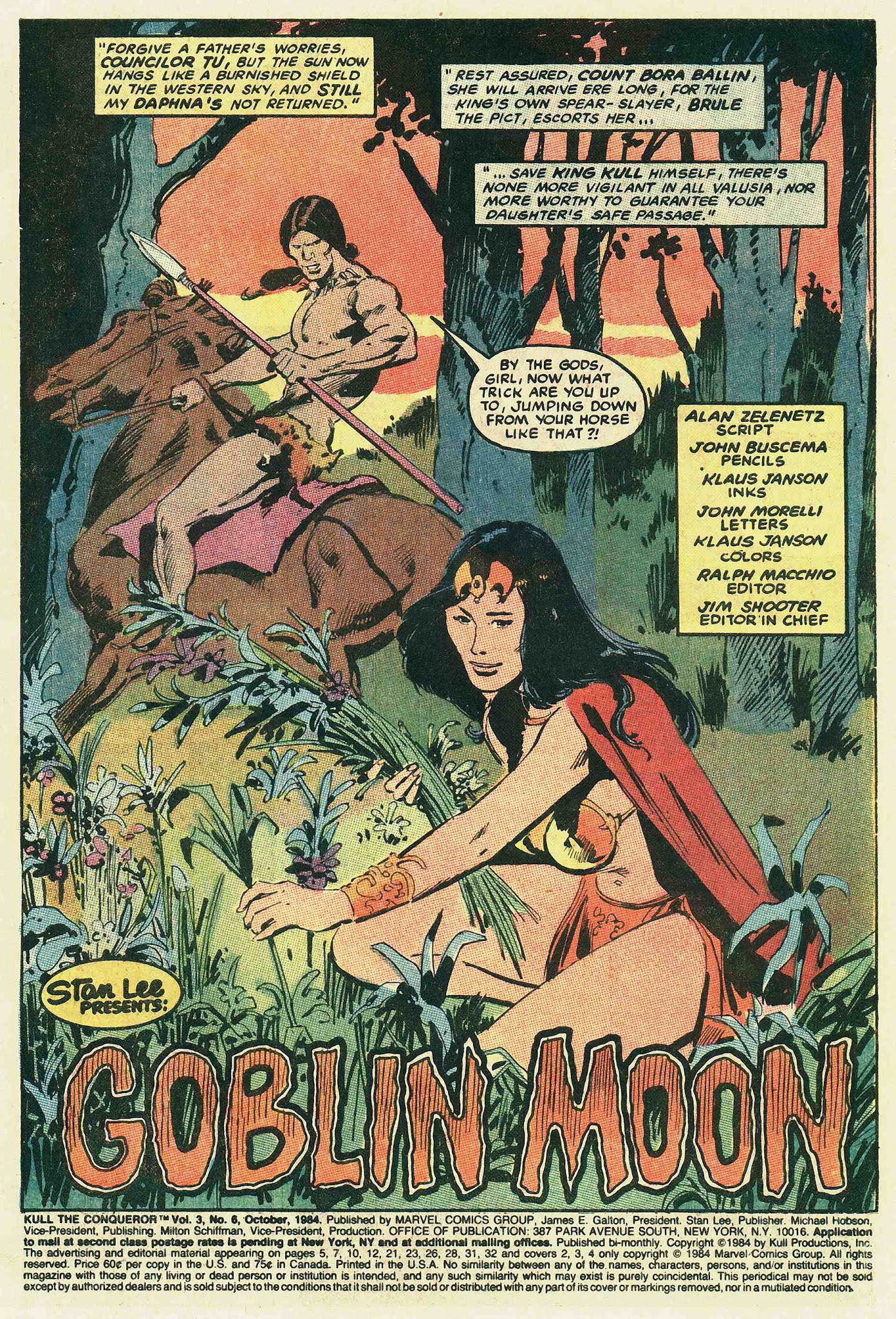 Read online Kull The Conqueror (1983) comic -  Issue #6 - 2