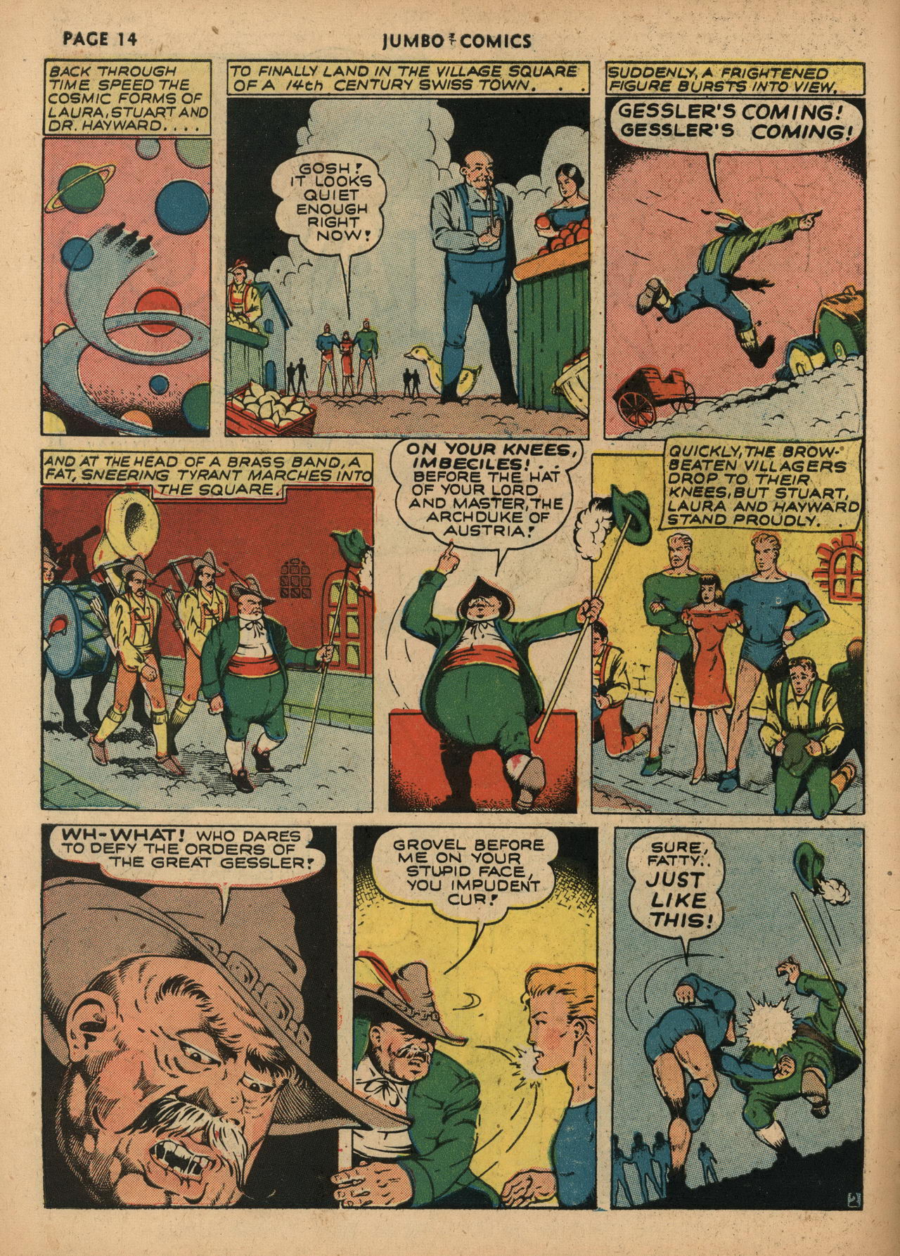 Read online Jumbo Comics comic -  Issue #37 - 16