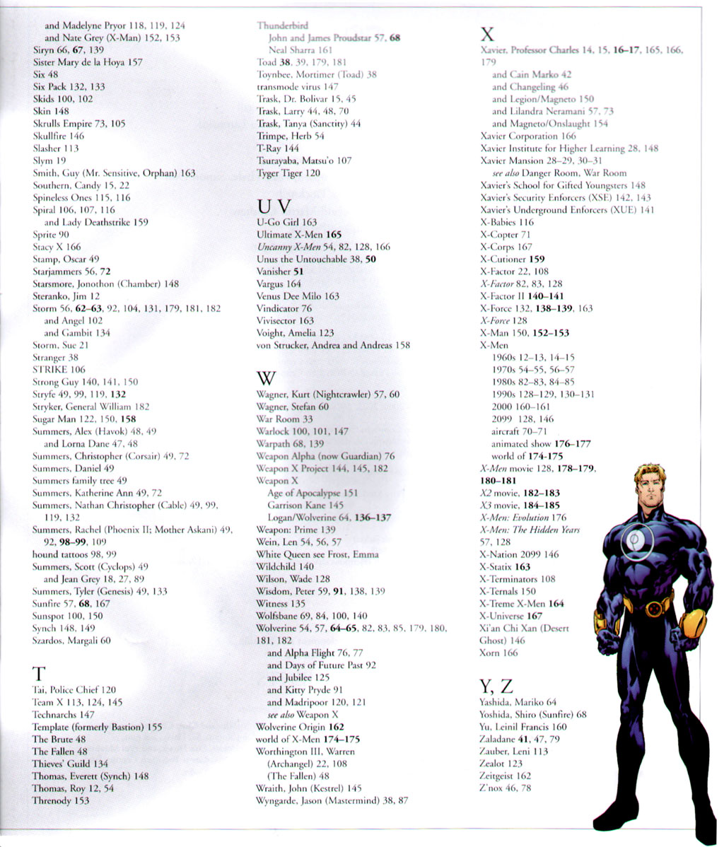 Read online X-Men: The Ultimate Guide comic -  Issue # TPB - 147