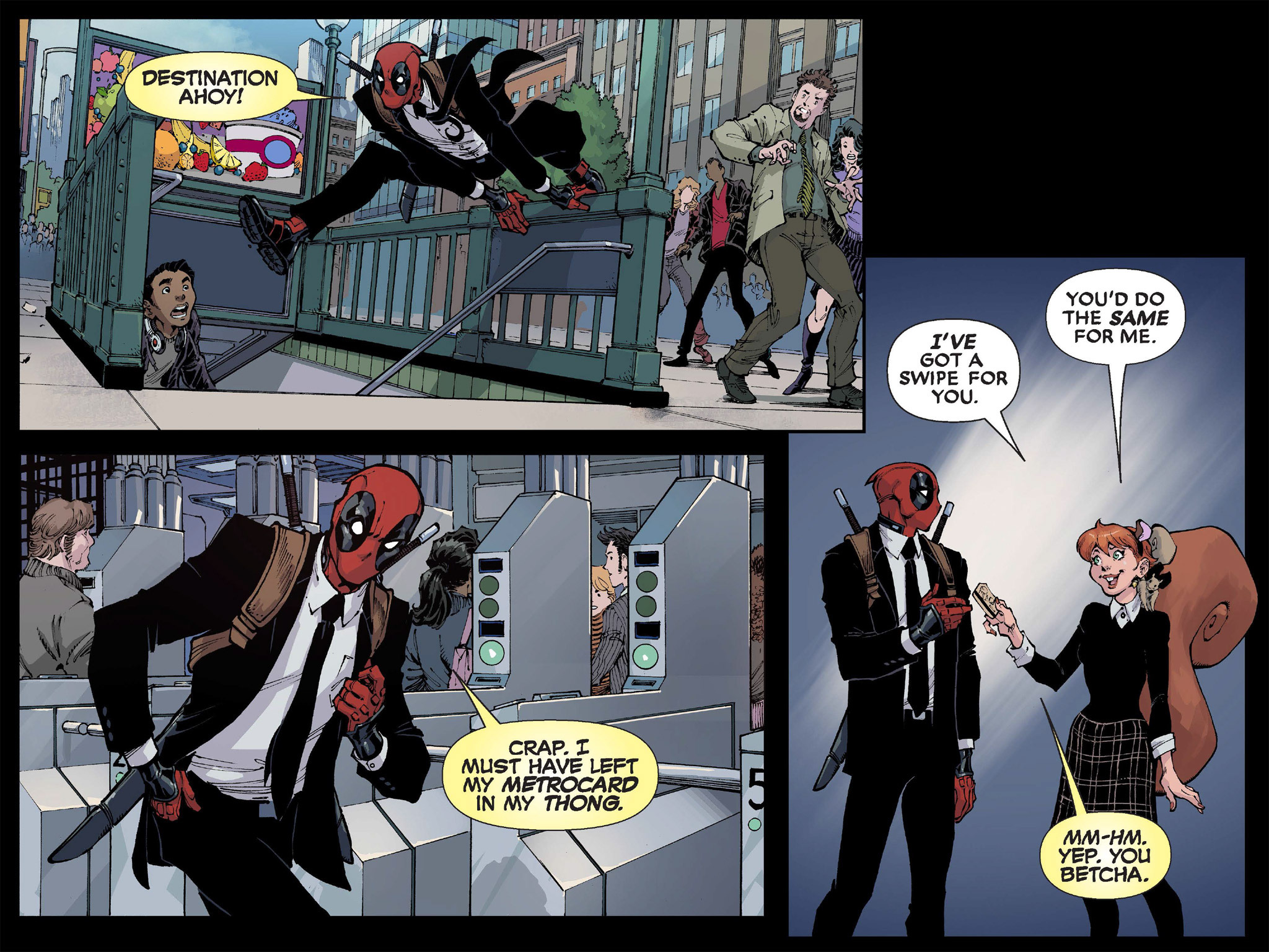 Read online Deadpool: Too Soon? Infinite Comic comic -  Issue #2 - 34