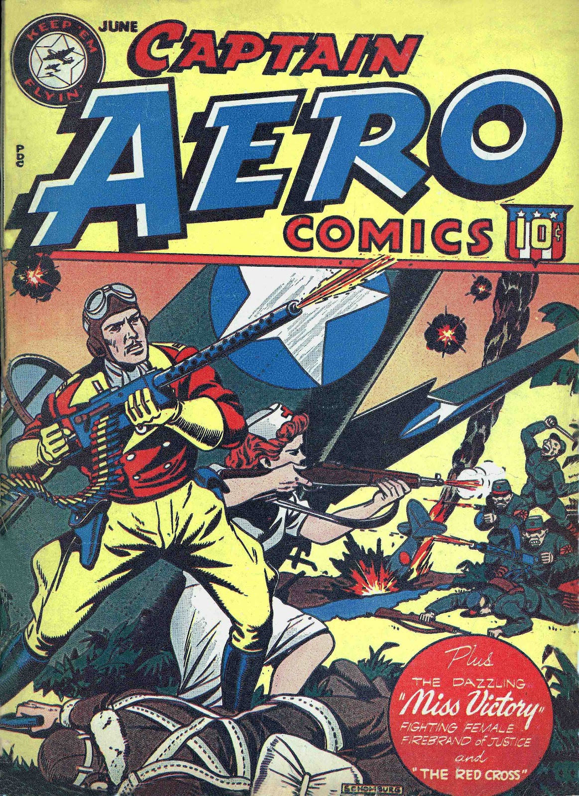 Captain Aero Comics issue 15 - Page 1