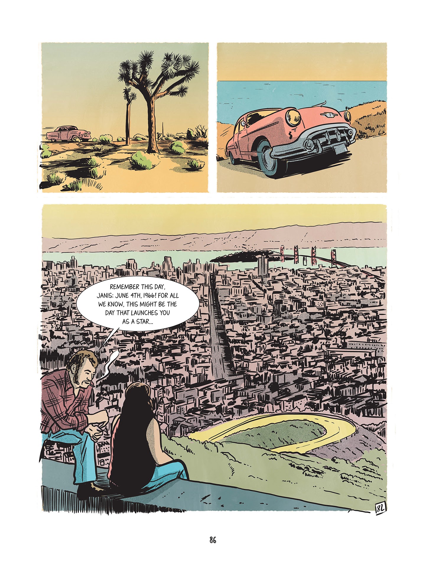 Read online Love Me Please!: The Story of Janis Joplin comic -  Issue # TPB (Part 1) - 86