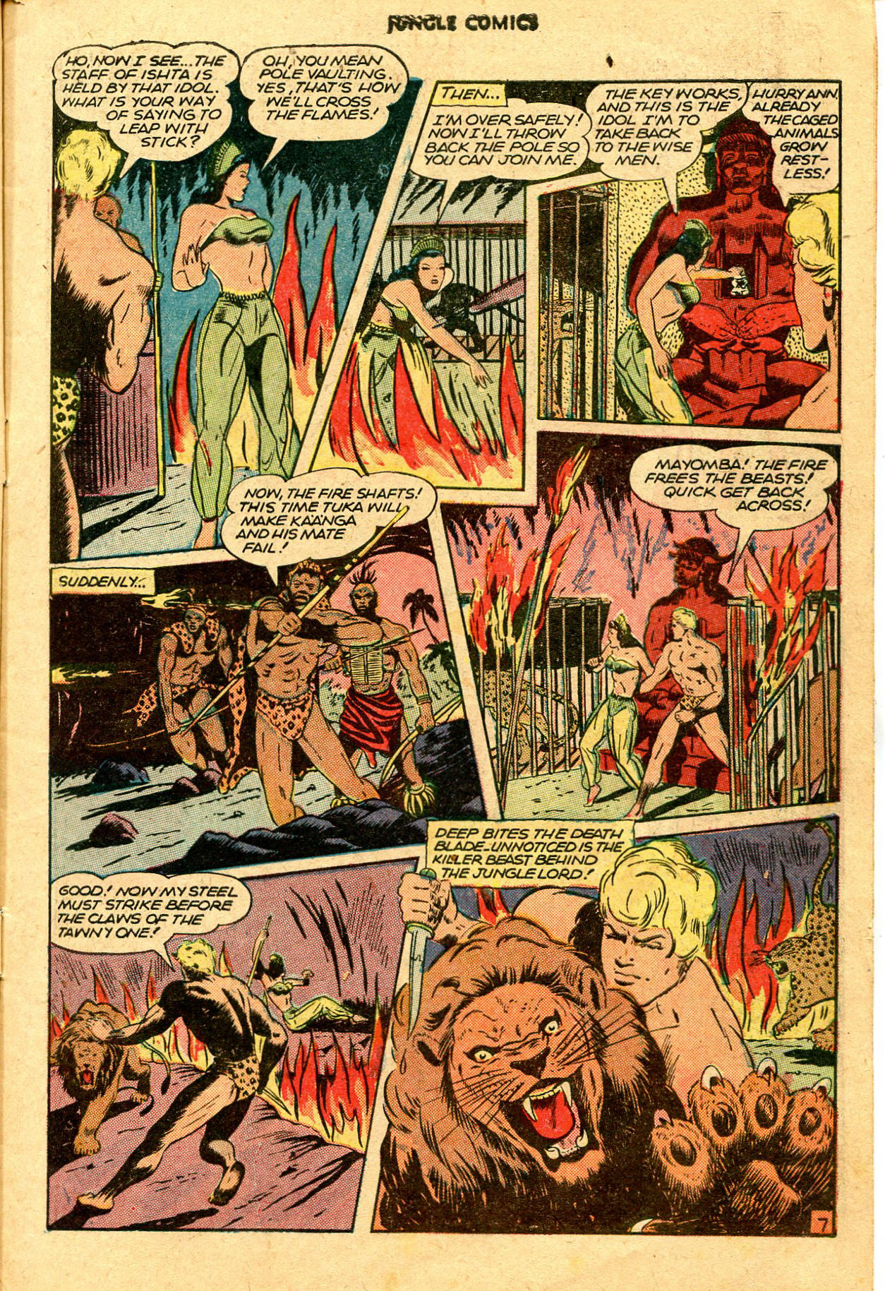 Read online Jungle Comics comic -  Issue #75 - 9